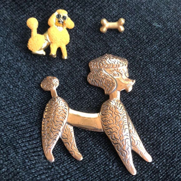 vintage oodles of apricot poodle pins! - Picture 1 of 10
